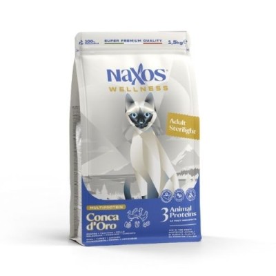 Naxos Gatto Wellness Adult Sterilight Conca d'Oro No GLUTEN 1,5kg