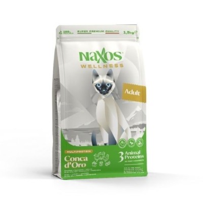 Naxos Gatto Wellness Adult Conca d'Oro No GLUTEN 1,5kg