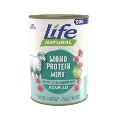 Life Dog Patè Umido per Cani Monoproteico Agnello 400g