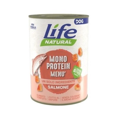 Life Dog Patè Umido per Cani Monoproteico Salmone 400g