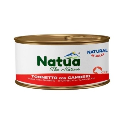 Natua Cat Natural Classic Jelly Tonnetto con Gamberi Lattina 150g Natua Cat Natural Classic Jelly Tonnetto con Gamberi Lattina 150g