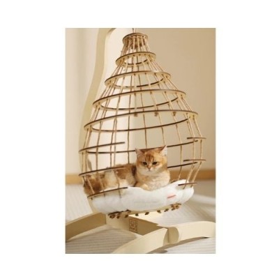M-Pets Cuccia per Gatti Sospesa con Cuscino da Design