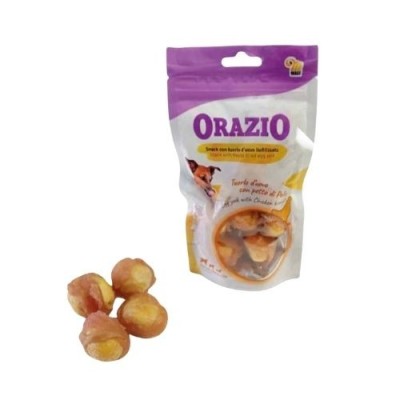Orazio Snack Naturali per Cani Tuorlo d'Uovo con Petto di Pollo