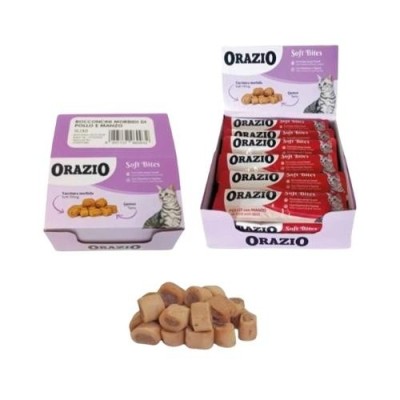 Orazio Snack per Gatti Soft Bites Pollo con Manzo