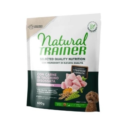 Natural Trainer Dog Selecten Quality Nutrition con Tacchino 600g Natural Trainer Dog Selecten Quality Nutrition con Tacchino 600g