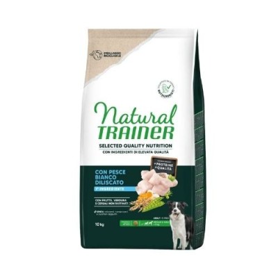 Natural Trainer Dog Selecten Quality Nutrition con Pesce Bianco Deliscato 600gg