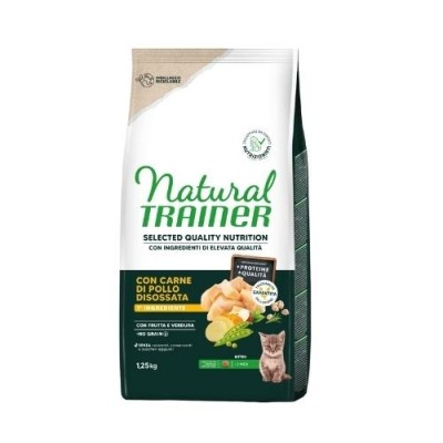 Natural Trainer Cat Selecten Quality Nutrition Kitten con Pollo Disossato 1,25kg Natural Trainer Cat Selecten Quality Nutrition Kitten con Pollo Disossato 1,25kg