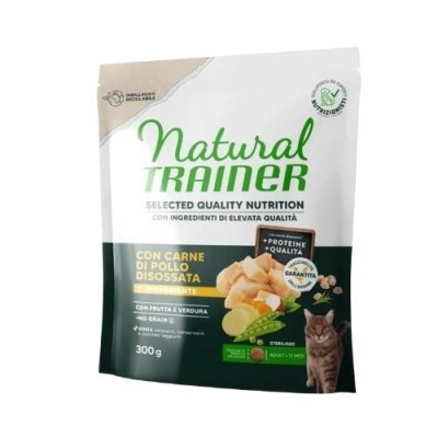 Natural Trainer Cat Selecten Quality Nutrition Sterilised con Pollo Disossato 1,25kg Natural Trainer Cat Selecten Quality Nutrition Sterilised con Pollo Disossato 1,25kg