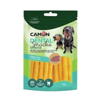 Camon Snack Vegetali Cane Dental Patate Dolci 100g Camon Snack Vegetali Cane Dental Patate Dolci 100g