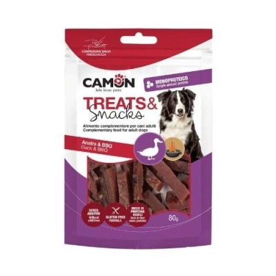 Camon Snack Cane Bocconcini con Anatra Barbecue Grill 80g Camon Snack Cane Bocconcini con Anatra Barbecue Grill 80g