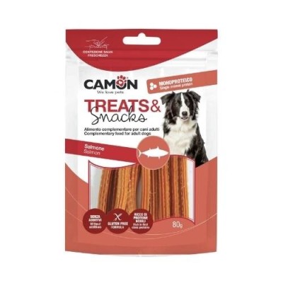 Camon Snack Cane Strips di Salmone a Spirale 80g
