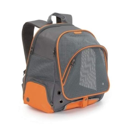 Camon Zainetto Trasportino Bicolore Grigio/Arancione Misure 34x22x42 cm Camon Zainetto Trasportino Bicolore Grigio/Arancione Misure 34x22x42 cm
