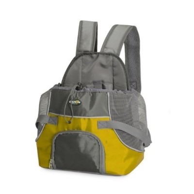 Camon Zainetto Trasportino Frontale Pet Pocket Giallo Misure 28x22x26/38 cm Camon Zainetto Trasportino Frontale Pet Pocket Giallo Misure 28x22x26/38 cm