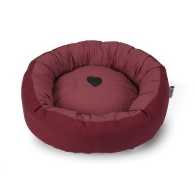 Camon Cuccia a Ciambella per Cani e Gatti Colore Rosso Misura Ø50x15h cm Camon Cuccia a Ciambella per Cani e Gatti Colore Rosso Misura Ø50x15h cm