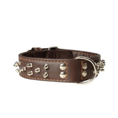 Camon Collare in Pelle con Borchie a Punta 40x550mm Camon Collare in Pelle con Borchie a Punta 40x550mm