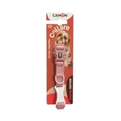 Camon Collare Regolabile Linea Bicolor Rosa Antico Misura 20x340~500mm Camon Collare Regolabile Linea Bicolor Rosa Antico Misura 20x340~500mm