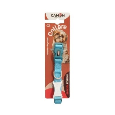 Camon Collare Regolabile Linea Bicolor Azzurro Misura 25x400/580 mm Camon Collare Regolabile Linea Bicolor Azzurro Misura 25x400/580 mm