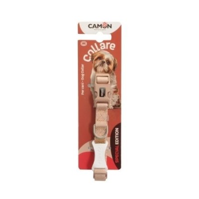 Camon Collare Regolabile Linea Bicolor Crema Misura 25x400/580 mm Camon Collare Regolabile Linea Bicolor Crema Misura 25x400/580 mm