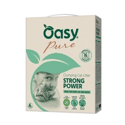 Oasy Pure Lettiera Agglomerante Strong Power Profumata 6L Oasy Pure Lettiera Agglomerante Strong Power Profumata 6L
