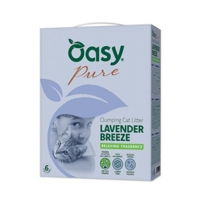 Oasy Pure Lettiera Agglomerante Lavender Breeze 6L