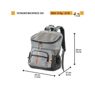 Ferplast Zainetto Trasportino per Cani e Gatti Voyager Backpack 350 Misure 29x21xh36cm