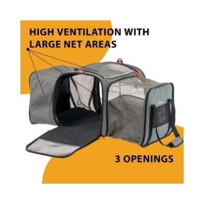 Ferplast Trasportino per Cani e Gatti Voyager Carrier Pro Misure 50x39xh39cm