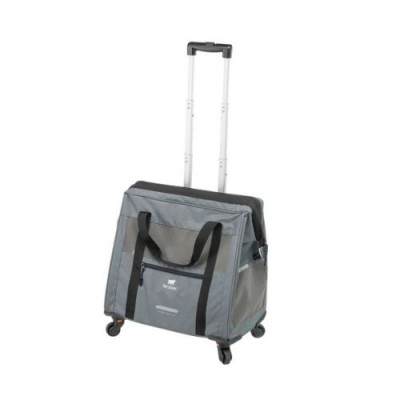Ferplast Trasportino Trolley Voyager Grigio Misura 46,5x26,5xh50cm