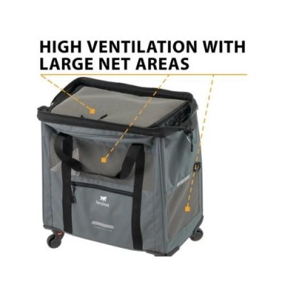 Ferplast Trasportino Trolley Voyager Grigio Misura 46,5x26,5xh50cm