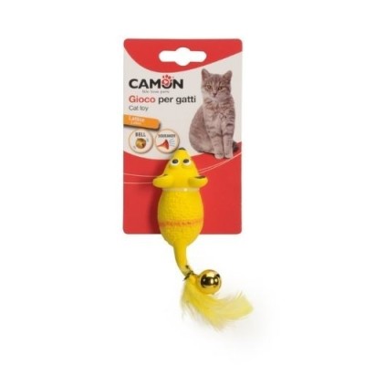 Camon Gioco per Gatti Topino in Lattice con Campanellino e Squeaker
