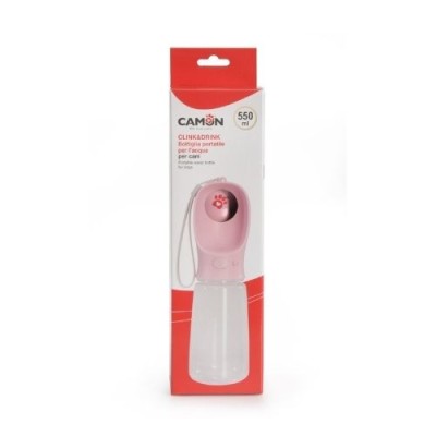 Camon Click&Drink Bottiglia Portatile per Acqua per Cani - 550ml