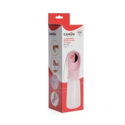Camon Click&Drink Bottiglia Portatile per Acqua per Cani - 550ml