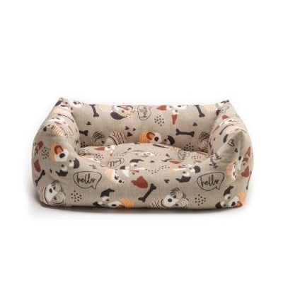 Leopet Cuccia Morbida Rodi con Cuscino Estraibile Misura 70x85cm Leopet Cuccia Morbida Rodi con Cuscino Estraibile Misura 70x85cm