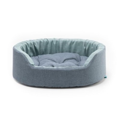 Leopet Cuccia in Gomma Lux Blu con Cuscino Estraibile Misura 45x35cm