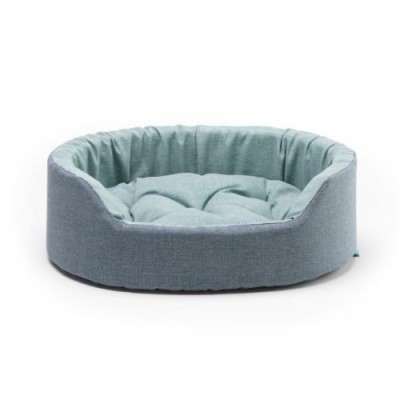 Leopet Cuccia in Gomma Lux Blu con Cuscino Estraibile Misura 45x35cm