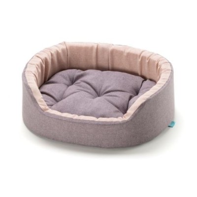 Leopet Cuccia in Gomma Lux Rosa con Cuscino Estraibile Misura 65x46cm Leopet Cuccia in Gomma Lux Rosa con Cuscino Estraibile Misura 65x46cm
