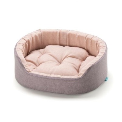 Leopet Cuccia in Gomma Lux Rosa con Cuscino Estraibile Misura 65x46cm Leopet Cuccia in Gomma Lux Rosa con Cuscino Estraibile Misura 65x46cm