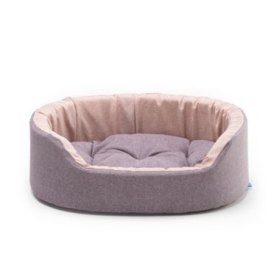 Leopet Cuccia in Gomma Lux Rosa con Cuscino Estraibile Misura 65x46cm Leopet Cuccia in Gomma Lux Rosa con Cuscino Estraibile Misura 65x46cm
