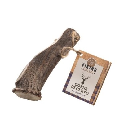 Viking Antiers Snack Naturali per Cani Corno di Cervo Intero  XXL +250 G
