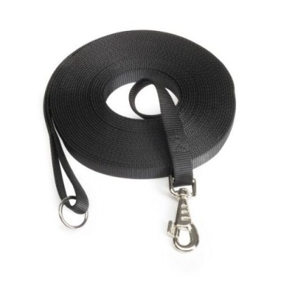 Camon Lunghina Guinzaglio in Nylon Nero 10 Metri Camon Lunghina Guinzaglio in Nylon Nero 10 Metri