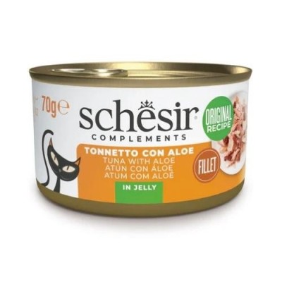 Schesir Gatto Tonnetto con Aloe in Gelatina 70g Schesir Gatto Tonnetto con Aloe in Gelatina 70g