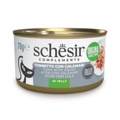 Schesir Gatto Tonnetto con Rocciola in Gelatina 70g Schesir Gatto Tonnetto con Rocciola in Gelatina 70g