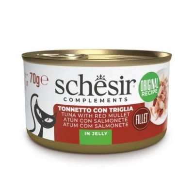 Schesir Gatto Tonnetto con Triglia in Gelatina 70g Schesir Gatto Tonnetto con Triglia in Gelatina 70g