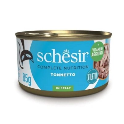 Schesir Gatto Complet Tonnetto in Gelatina Lattina 85 gr Schesir Gatto Complet Tonnetto in Gelatina Lattina 85 gr