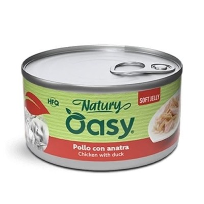 Oasy Natury Gatto Pollo con Anatra in Jelly 150g