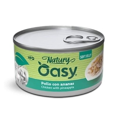 Oasy Natury Gatto Pollo con Ananas in Jelly 85g