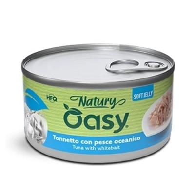 Oasy Natury Gatto Tonnetto con Pesce Oceanico in Jelly 150g
