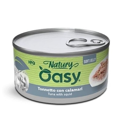 Oasy Natury Gatto Tonnetto con Calamari in Jelly 150g