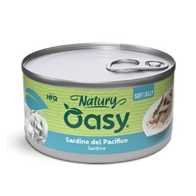 Oasy Natury Gatto Sardine del Pacifico in Jelly 150g