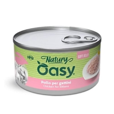 Oasy Natury Gatto Pollo per Gattini in Jelly 150g