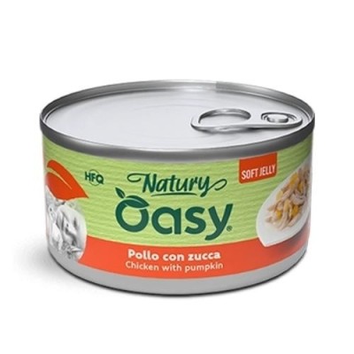 Oasy Natury Gatto Pollo con Zucca in Jelly 150g